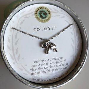 Silver Elephant Necklace